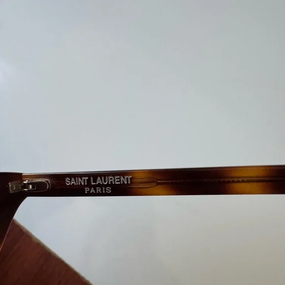 Saint Laurent SL550 SLIM 002 Cat Eye Havana Tortoiseshell 56-16-145 Sunglasses - Picture 10 of 16